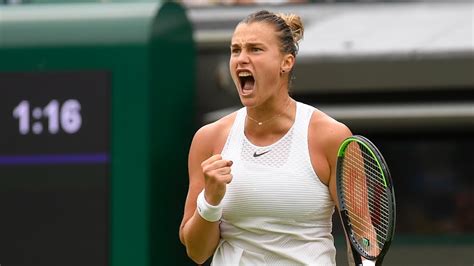 Wimbledon Nd Seed Aryna Sabalenka Crushes Monica Niculescu In