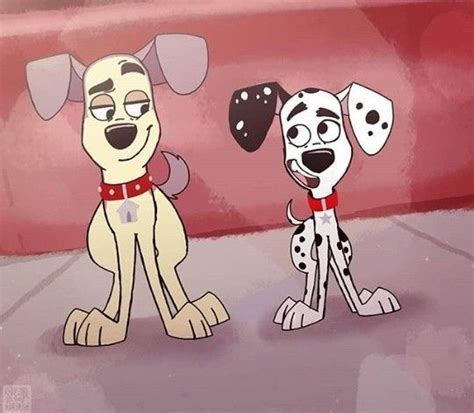 Rua Dálmatas 101 Dylan E Lucky In 2022 Dog Animation 101 Dalmatians