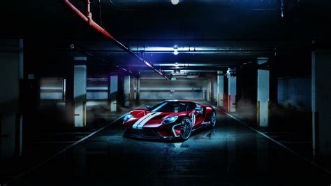 Download Wallpaper 3840x2160 Ford Gt Ford Sports Car Tuning 4k Uhd