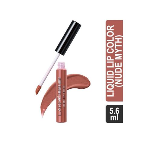 Lakme Forever Matte Liquid Lip Colour Lipstick Nude Myth Price Buy