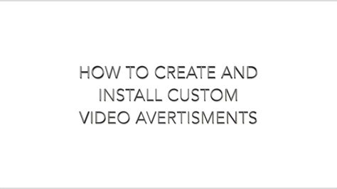 Genmega Atm How To Create And Install Custom Video Advertisements