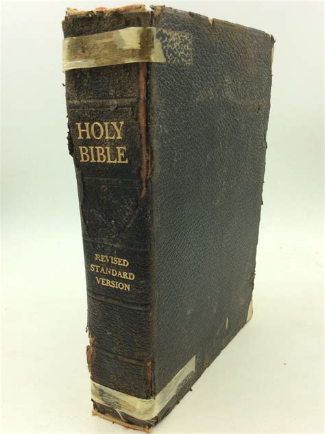 The Holy Bible Revised Standard Version Containing The Old And New