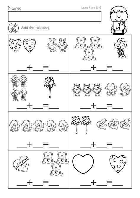 Valentines Day Math And Literacy Worksheets And Activities No Prep Count 372