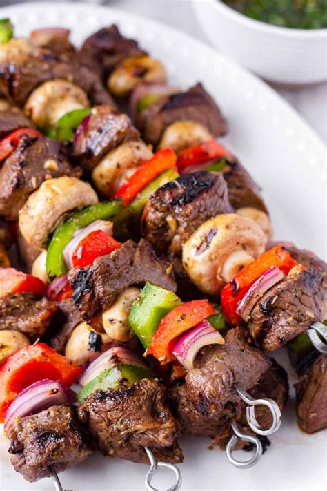 Marinated Steak Kabobs Cooking For My Soul