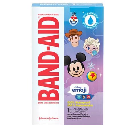 Band Aid Emoji Waterproof Adhesive Bandages 119054