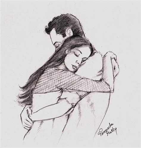 The Hug My Pencil Sketch July Is The Free Hugs Month Love Art