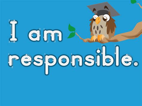 I Am Responsible - Yes! Our Kids Can®