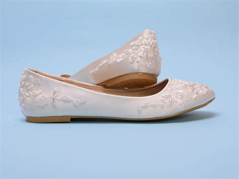 Ivory Flat Shoes Ivory Wedding Flats For Bride Bridal Flats Etsy