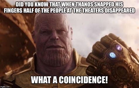 A Thanos Answer Imgflip