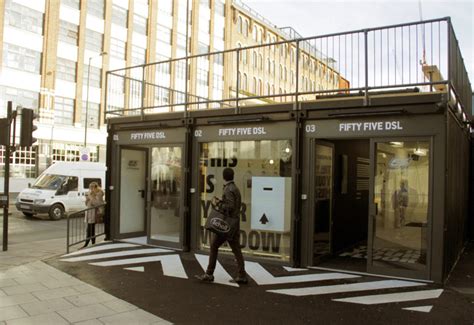 Boxpark Londons First Pop Up Shipping Container Mall Opens In