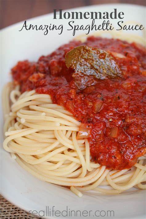 Easy Meatless Spaghetti Sauce