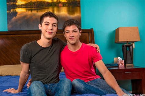 Jeans And Tee Shirts On Two Cute Young Gay Guys Fucking