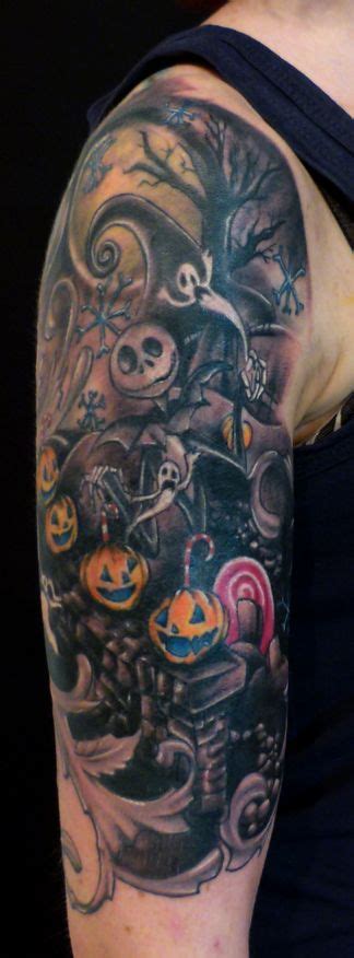 Our nightmare before christmas tattoo graphics code works on all nightmare before christmas tattoo sleeve. 35+ Nightmare Before Christmas Tattoo Design | Nightmare before christmas tattoo, Christmas ...