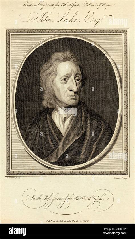 Un Grabado De John Locke De 1786 John Locke 1632 1704 Fue Un