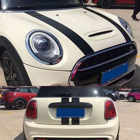 Mini Cooper Bmw Bonnet Roof And Boot Stripes Decals Vehicle Graphics