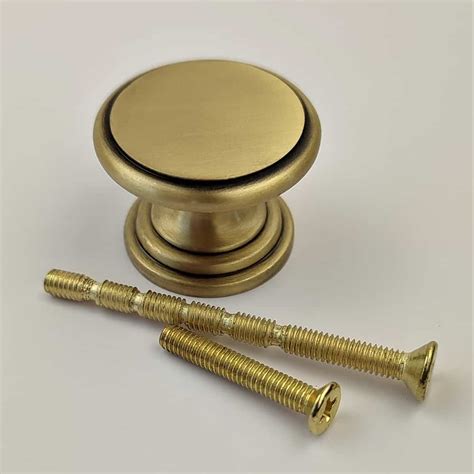 Provence Antique Brass Cabinet Knob French Furniture Fittings