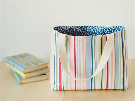 Novice Beginnings Easy To Make Lined Tote Bag Free Tutorial