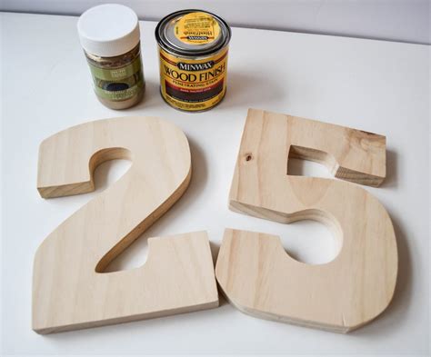 Just gather up some scrap wood and basic hand tools. DIY Bookends: Gold Dipped Numbers {DIY in 30} - My ...
