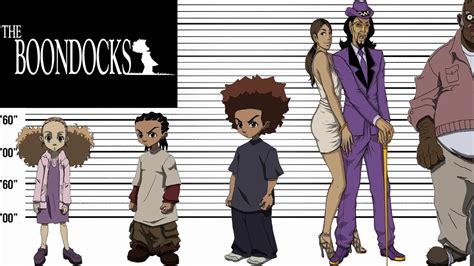The Boondocks Size Comparison Character Heights Youtube