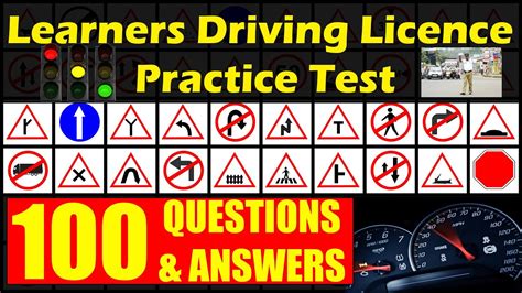 Indian Driving License Test 100 Important Questions And Answers Llr
