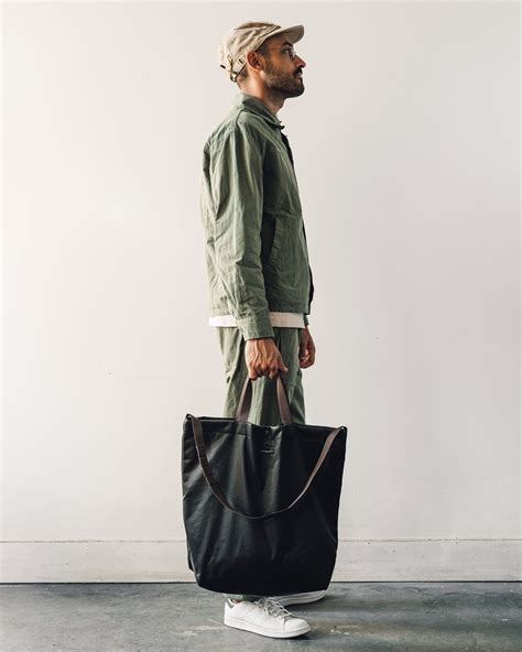 Engineered Garments Carry All Tote Olive Glasswing