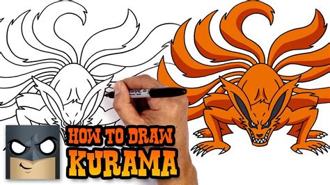 Comment Dessiner Kurama Naruto Tutoriel Dart