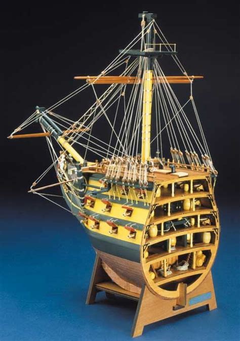 Mantuapanart 746 Hms Victory Bow Section 178 Scale Plank On Frame