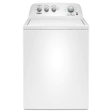 Whirlpool 3 9 Cu Ft High Efficiency White Top Load Washing Machine