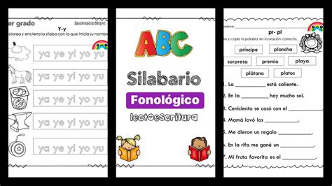 Silabario En Gran Formato Imagenes Educativas En Silabario