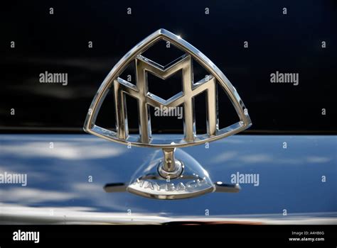 Maybach Car Badge Stock Photo Alamy