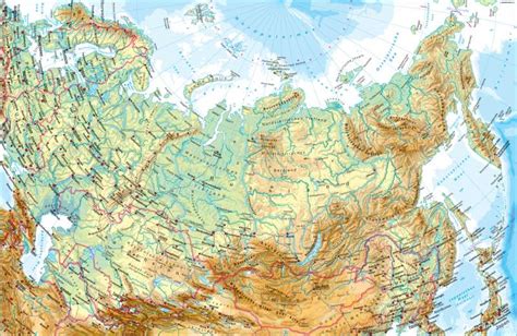 Detallierte verkehrskarte russland, interaktive straßensuche, attraktionen, interessenpunkte. Diercke Weltatlas - Kartenansicht - Russland / Zentralasien - physisch - 978-3-14-100770-1 - 134 ...