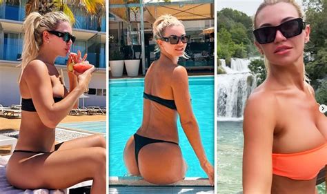 Christine Mcguinness Flaunts Assets In Skimpy Bikinis As She Enjoys