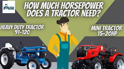Tractor Horsepower Guide How Much Horsepower Do Tractors Need