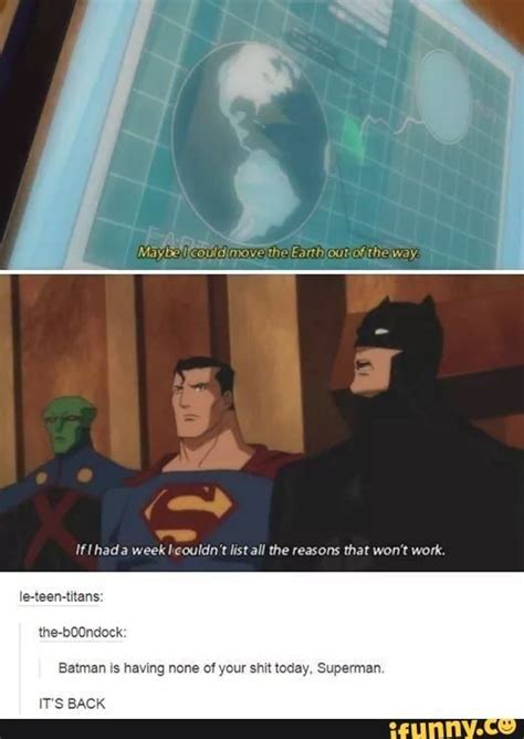 Dc Comics Funny Comics Superman Meme Wednesday Memes Good Comebacks