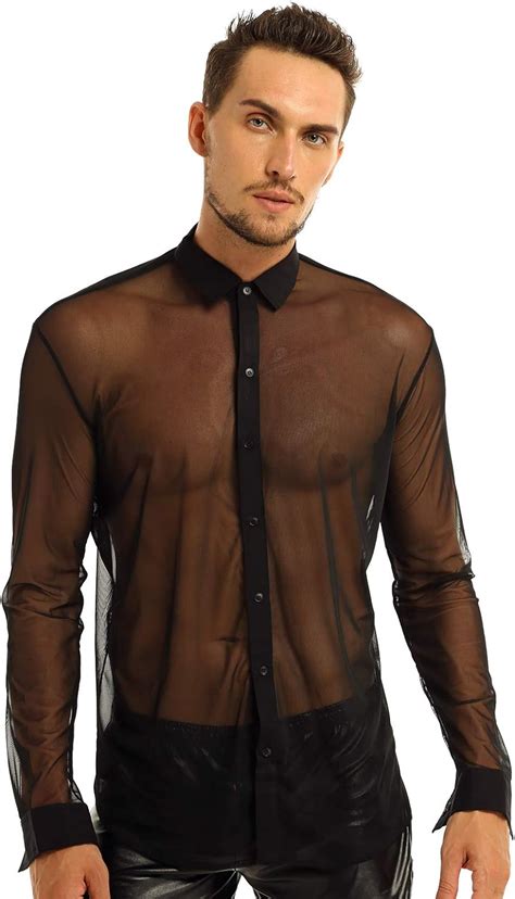 最新作売れ筋が満載 メンズ Tシャツ シースルー 半袖 透け透け クラブウェア スポーツウェア アンダーシャツ インナーシャツ メッシュ