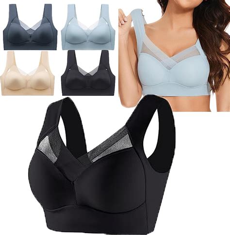 Wmbra Posture Correcting Brawmbra Brafashion Deep Cup Bra Summer Push Up Wireless Bra Xl60