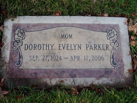 Dorothy Evelyn Parker 1924 2006 Find A Grave Memorial