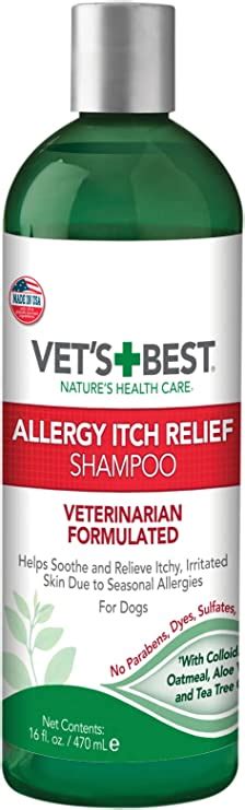 Vets Best Allergy Itch Relief Dog Shampoo Cleans And Relieves