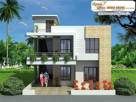 Duplex House Front Elevation Designs Images Draw Wabbit