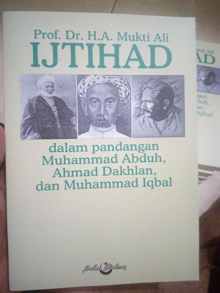 Jual Buku Ijtihad Dalam Pandangan Muhammad Abduh Ahmad Dahlan Dan