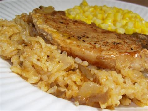Glass dish with heavy glass lid. Simply Oven Baked Pork Chops And Rice Recipe - Genius Kitchen