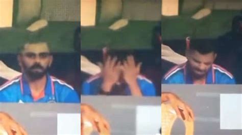 Watch Frustrated Virat Kohli Beats His Head With Hands After Getting Out On 85 Dressing Room