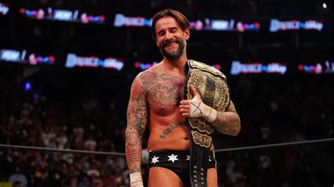 Cm Punk Reveals Who He Wants To Face In Aew Following World Title Win