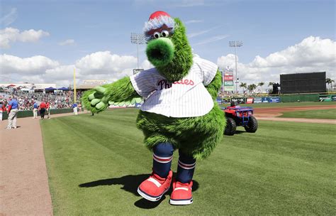 Phillie Phanatic Unveils New Look At Spring Training Home Opener