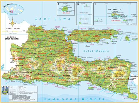 Peta Jawa Timur Lengkap Pembagian Wilayah Geografis Dan Demografis