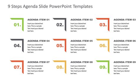 Free Agenda Slides Powerpoint Template Slidemodel