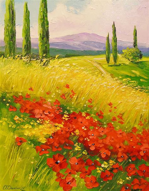 Summer Day Painting By Olha Darchuk