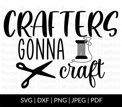 Crafters Svg Craft Svg Crafting Svg Craft Room Svg Funny Etsy Canada