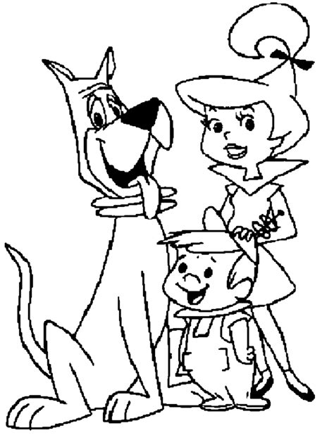 Coloring Judy Elroy And The Dog Astro Picture