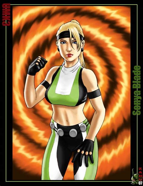 Sonya Blade From The Mortal Kombat Series
